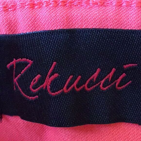 Rekucci NEW Coral Athleisure Shorts with Silver Buttons - Picture 14 of 16